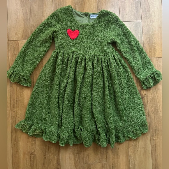 Only Little Once Grinch Dress, Christmas, green, size 10 - Picture 1 of 11